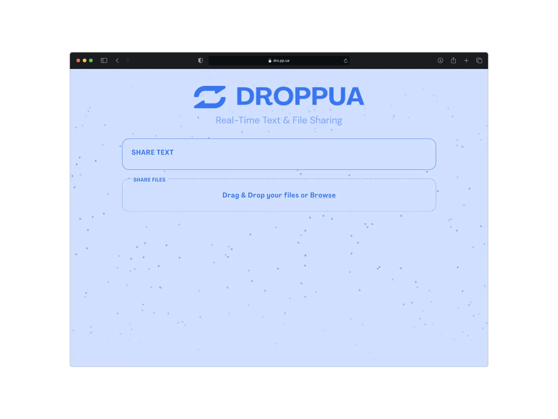 Droppua Mockup Dark