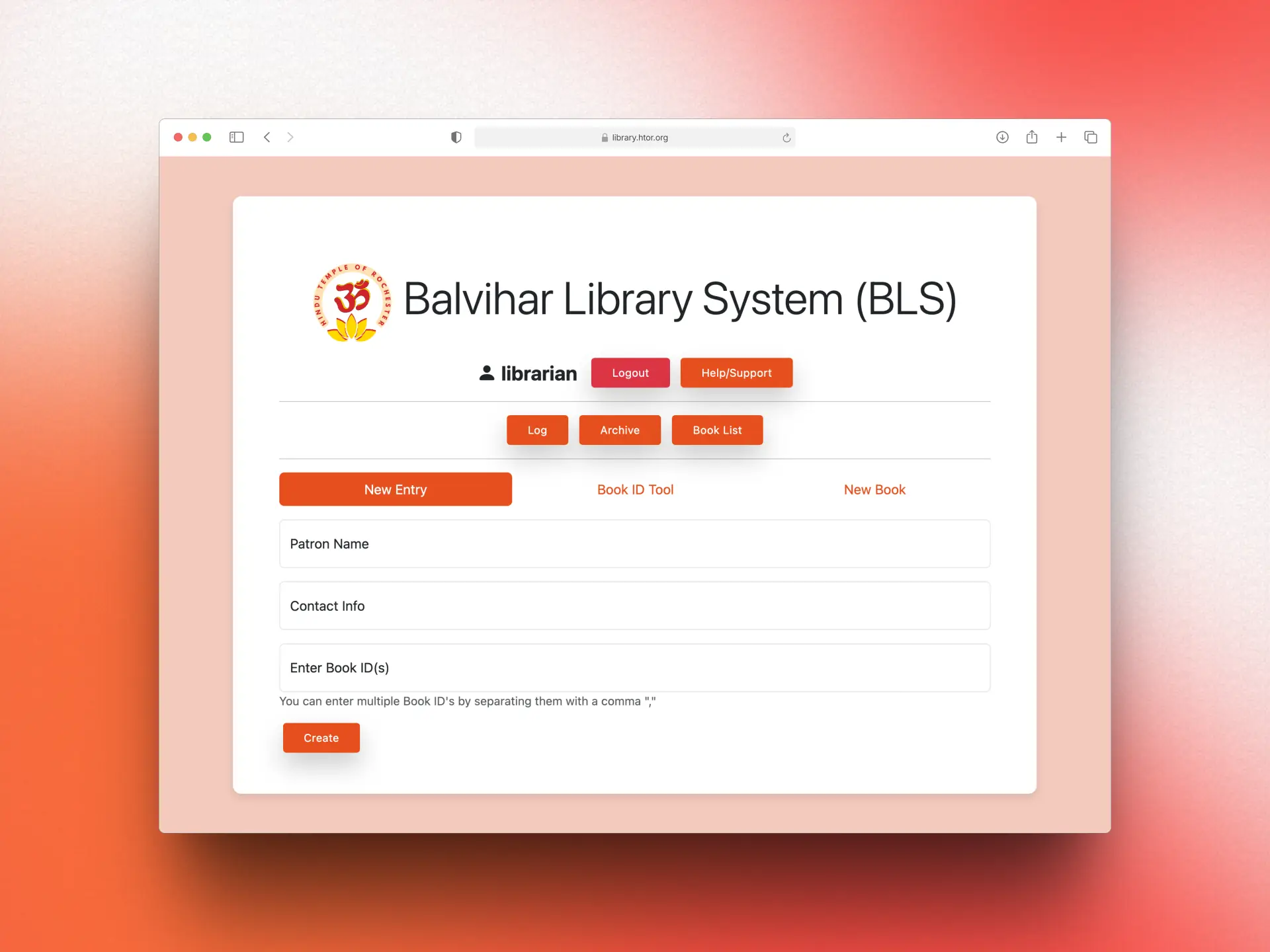 Library Management System — Dhanwanth Parameswar