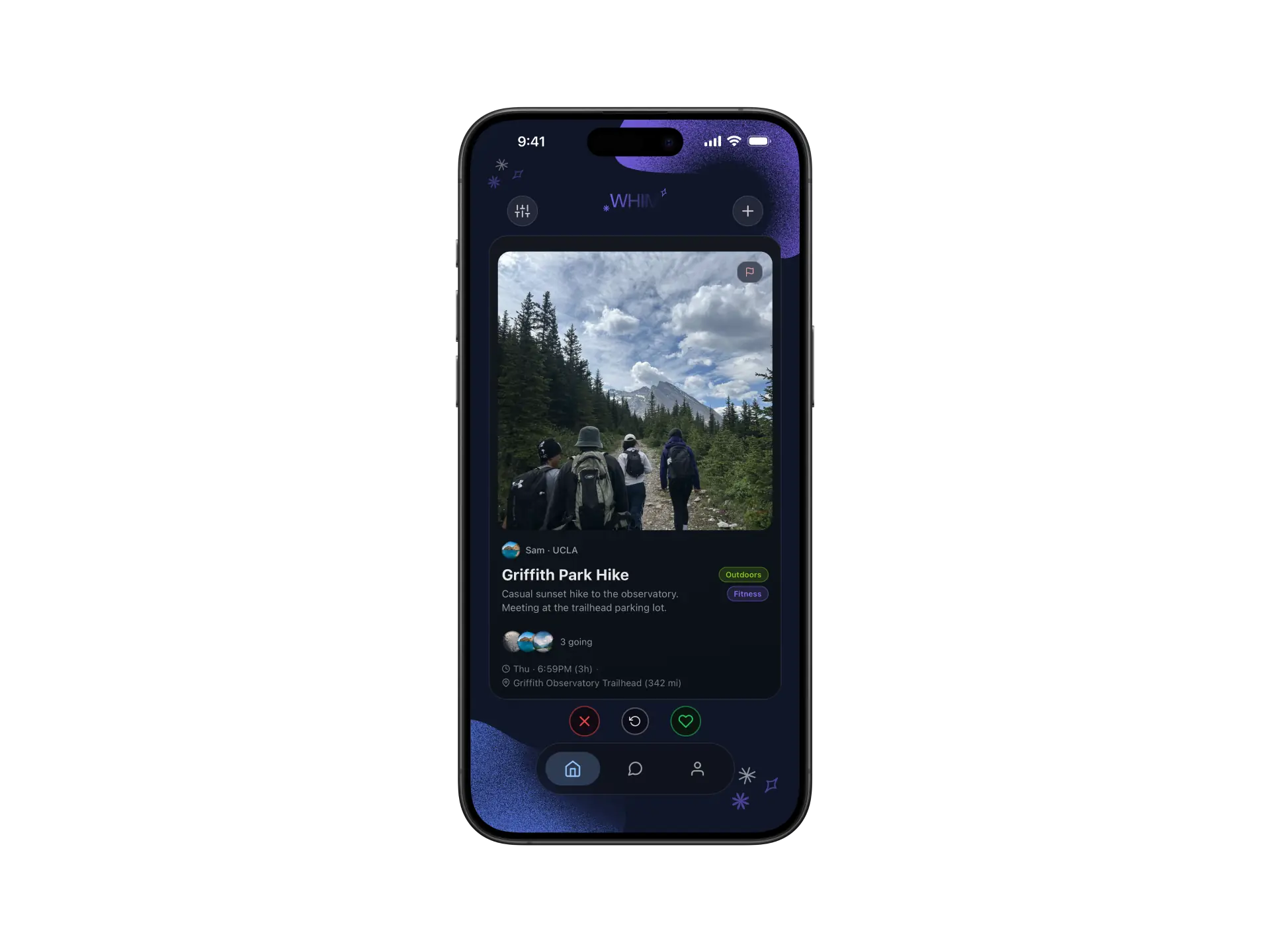 Whim Mockup Dark